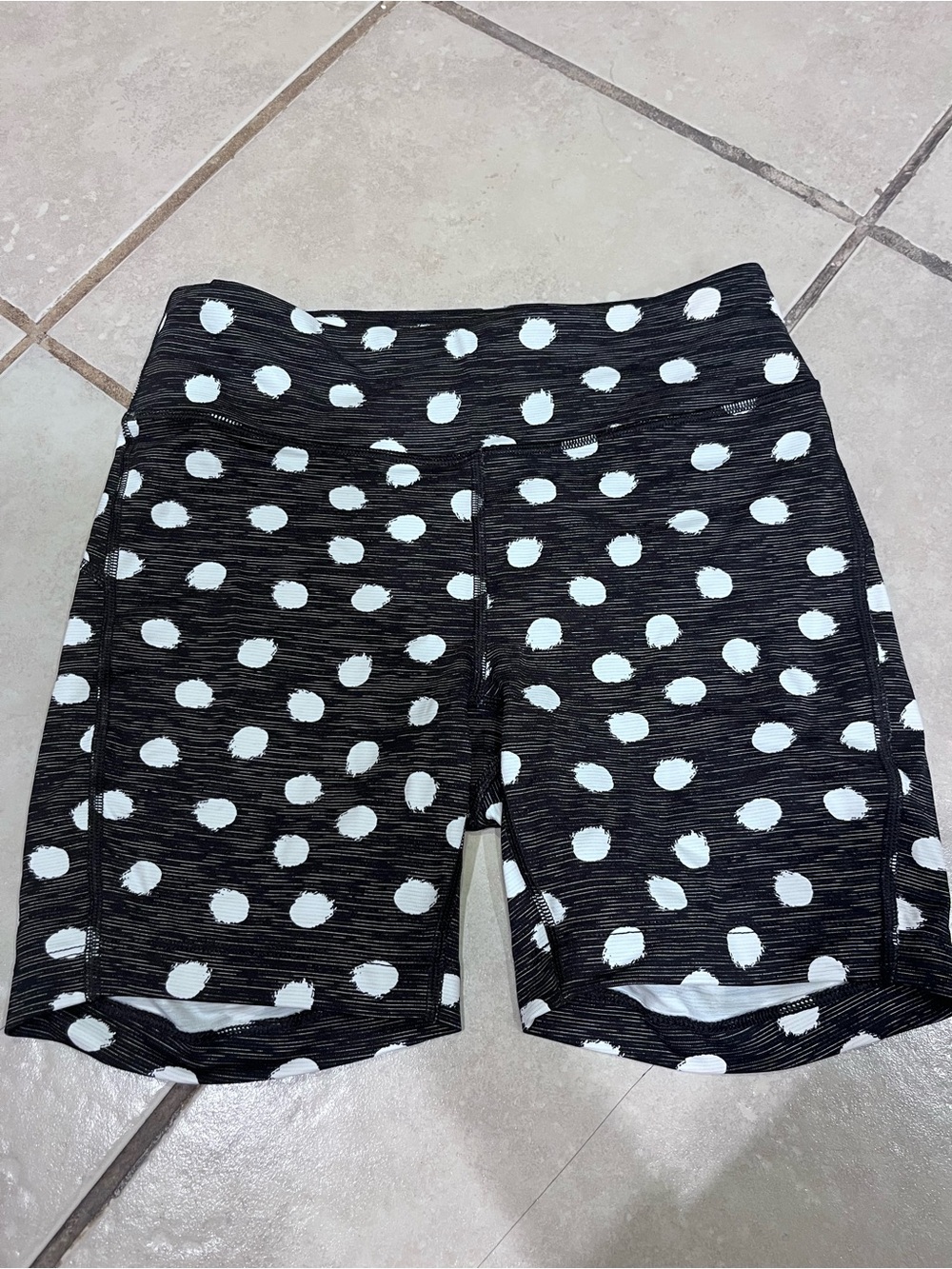 Outdoor Voices polka dot biker shorts